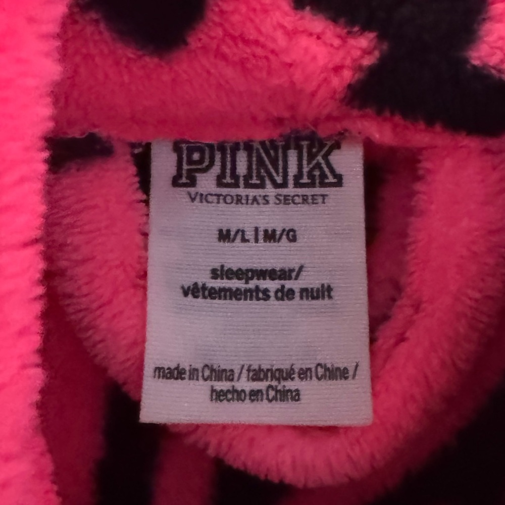 PINK Victoria's Secret Fleece Robe - Picture 2 of 4